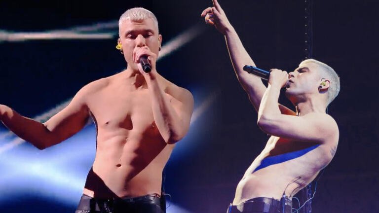 Fedez (senza tatuaggi) canta il nuovo singolo a X Factor e ha un problema con i pantaloni