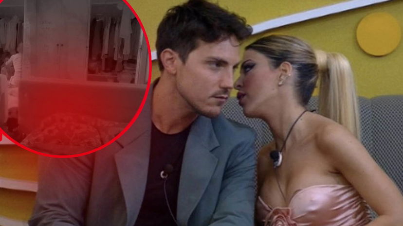 Oriana si chiude nell’armadio con Daniele per baciarlo preview