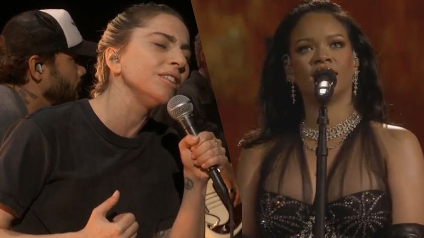 Lady Gaga e Rihanna si esibiscono agli Oscar 2023 preview