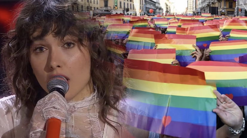 Madame è scesa in piazza con le famiglie arcobaleno: “Giù le mani dai diritti” preview
