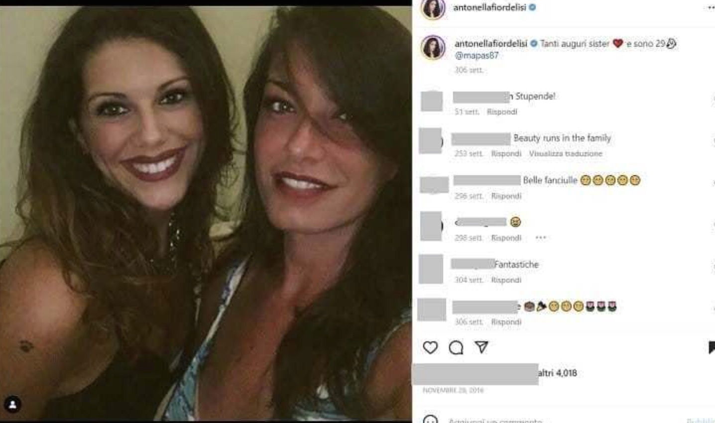Antonella Fiordelisi ha una sorella