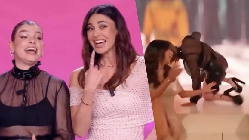 Emma Marrone cade in diretta a Le Iene: la reazione di Belen preview