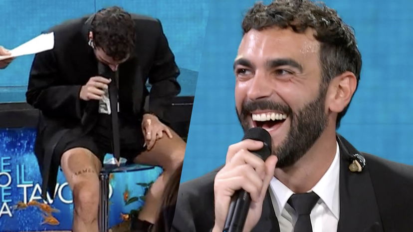 Marco Mengoni, momento di imbarazzo da Fazio: “Attento che si vede!” preview
