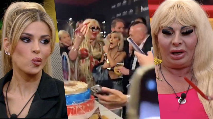 Oriana e Elenoire litigano al compleanno di Signorini: volano paroloni e urla preview