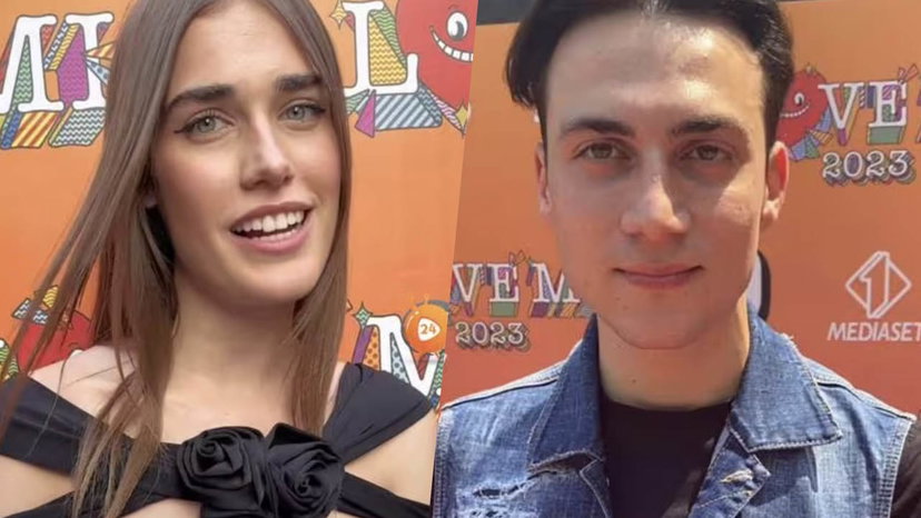 Clara e Matteo Paolillo si evitano nel backstage di Love Mi preview