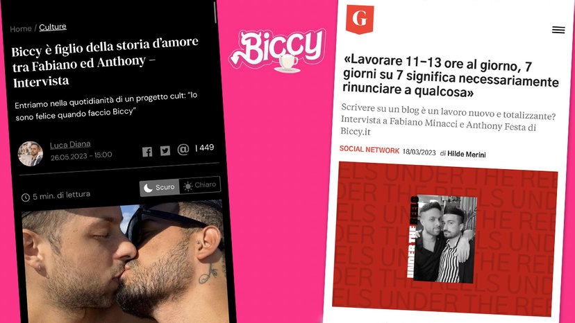 La nascita di Biccy, parlano di noi: le interviste che dovete recuperare preview