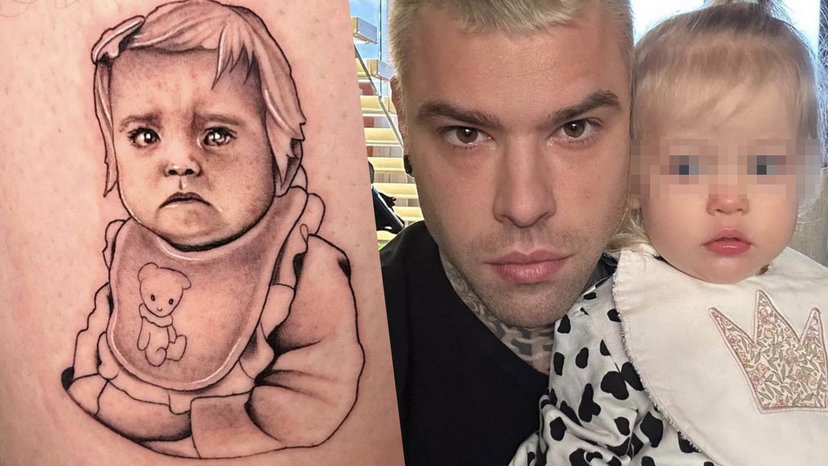 Vittoria Lucia Ferragni: la reazione alla vista del tatuaggio con la sua faccia preview