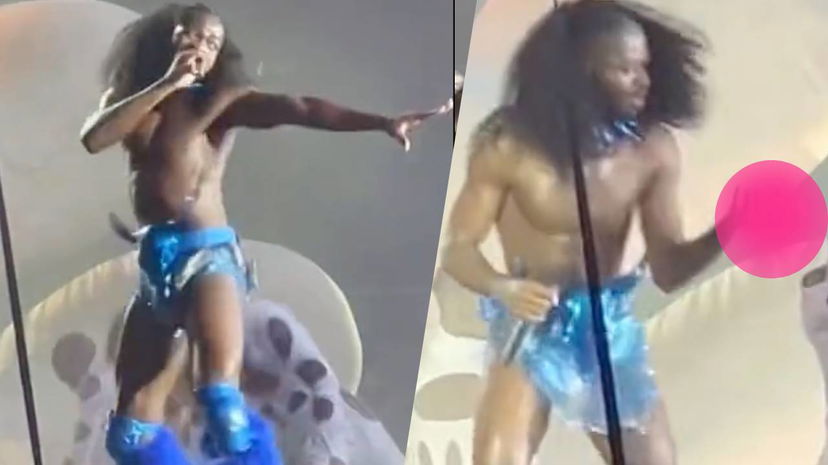 Lil Nas X: un fan gli lancia un oggetto molto strano, lui interrompe l’esibizione preview