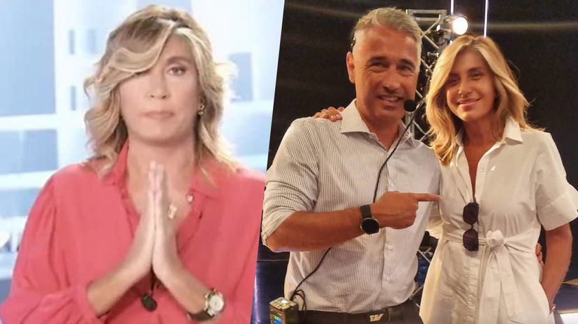 Myrta Merlino al lavoro a Pomeriggio 5: le prime immagini (choc gold) preview