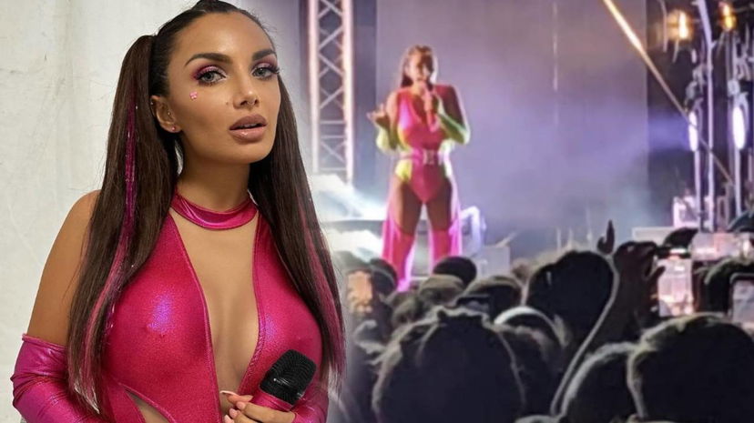 Elettra Lamborghini, le lanciano una bottiglia d’acqua e lei ferma il concerto: “È pericoloso!” preview