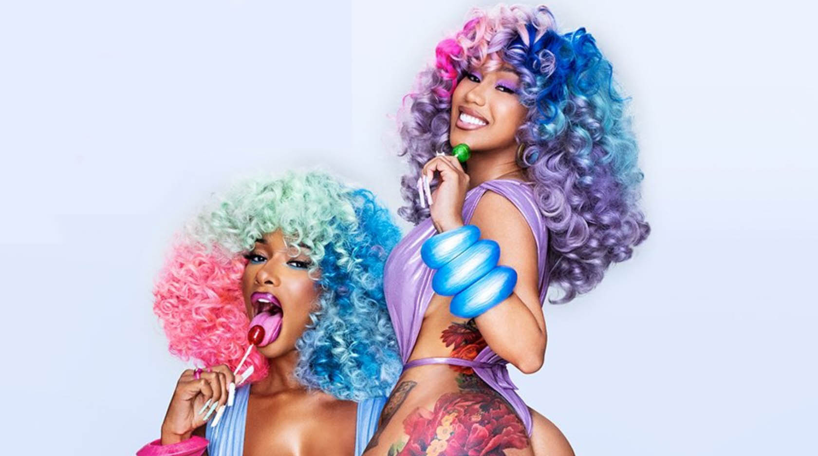 Cardi B Megan Thee Stallion Bongos