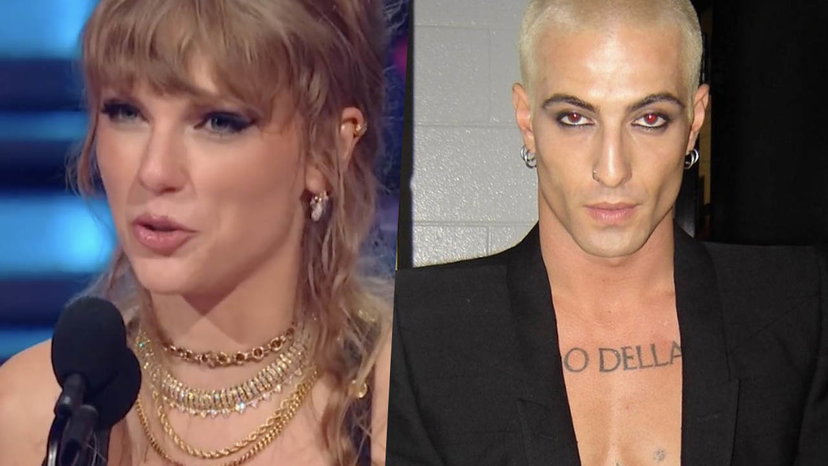 Taylor Swift manda un bacio a Damiano David e ne parlano pure al Tg preview
