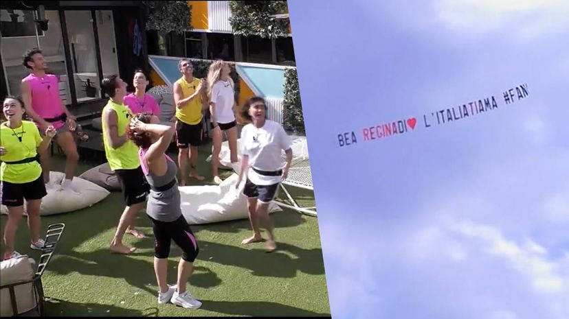 Aereo per Beatrice Luzzi: la reazione degli altri gieffini preview