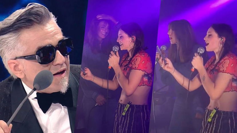Ambra e Francesca Michielin replicano a Morgan e cantano Bellissima preview