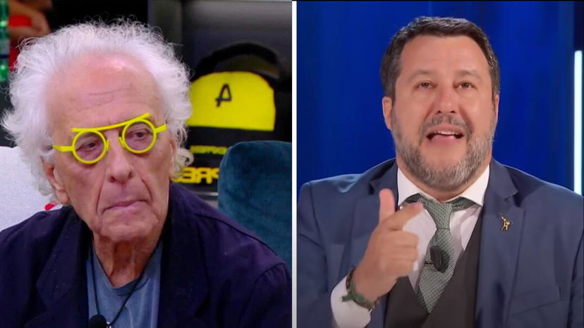 Matteo Salvini risponde alle offese di Mughini al GF: “Insultato in diretta?” preview