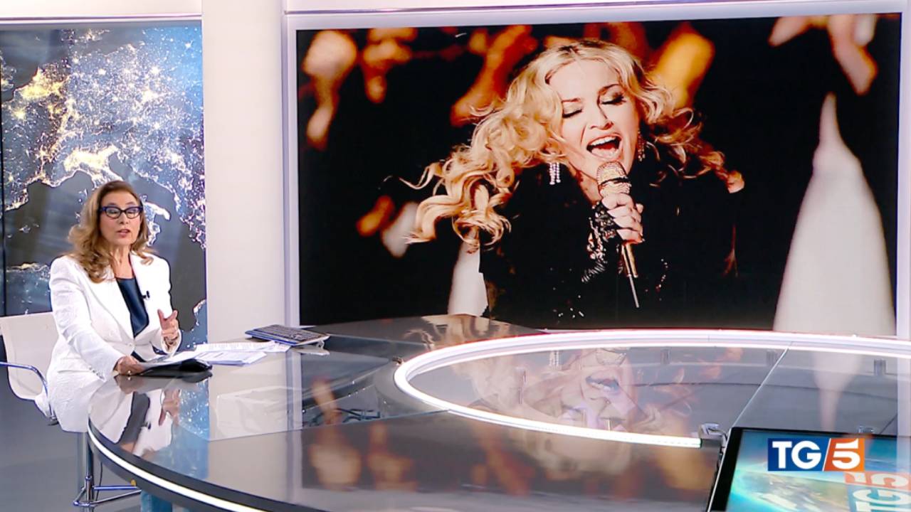 Telegiornali su Madonna