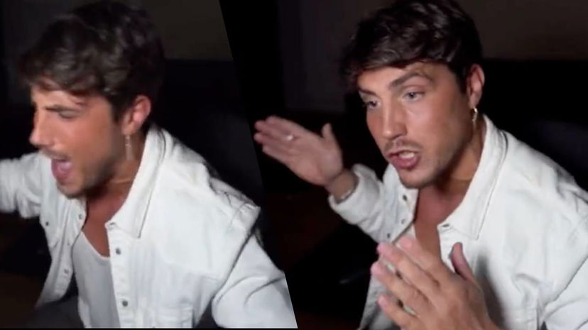 Dal Moro fa preoccupare in una live: bestemmie, offese e attacchi a Oriana preview