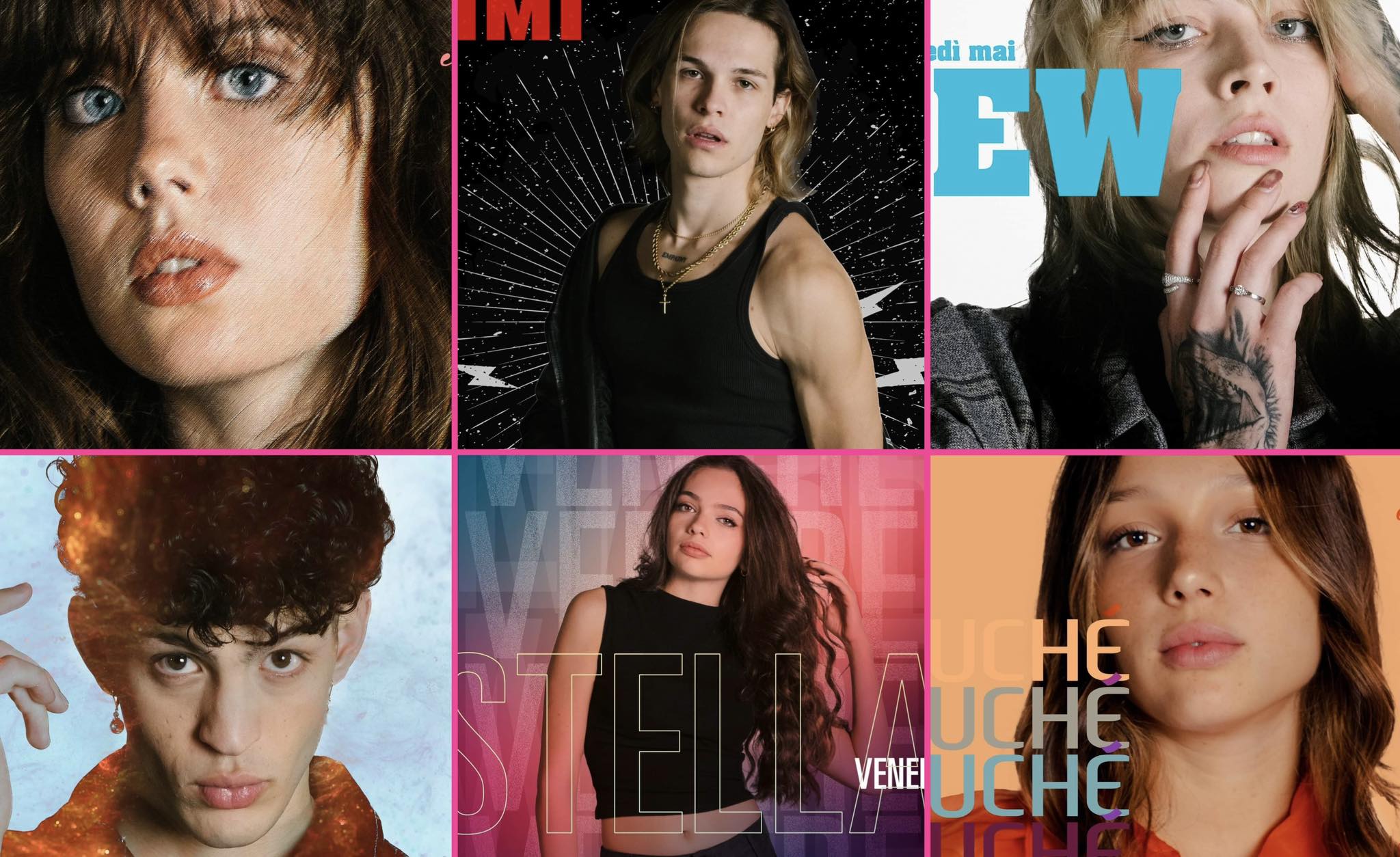 Holden, Holy, Lil, Mew, Mida, Matthew, Petit, Sarah, Stella online i loro singoli