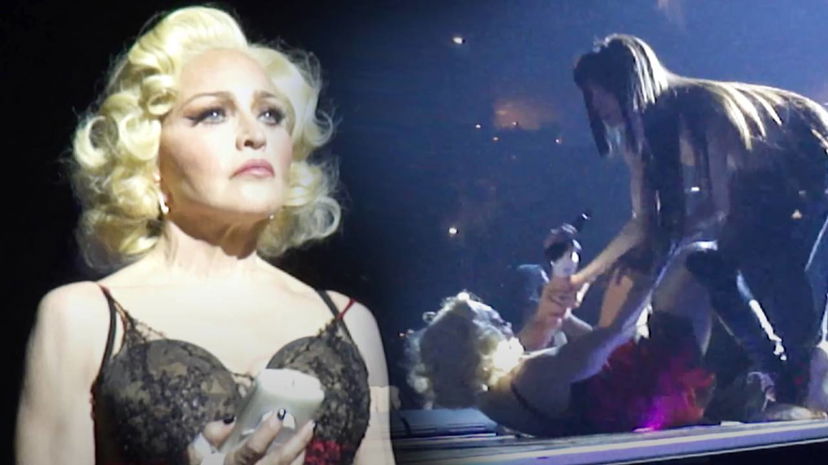 Caduta all’indietro per Madonna durante un concerto: “Sono sballata” preview