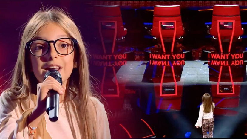 Giulia canta Bellissima a The Voice Kids, ma nessuno si gira preview