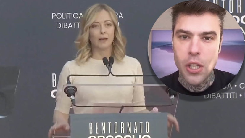 Meloni punge Ferragni sulla beneficienza, la replica di Fedez preview