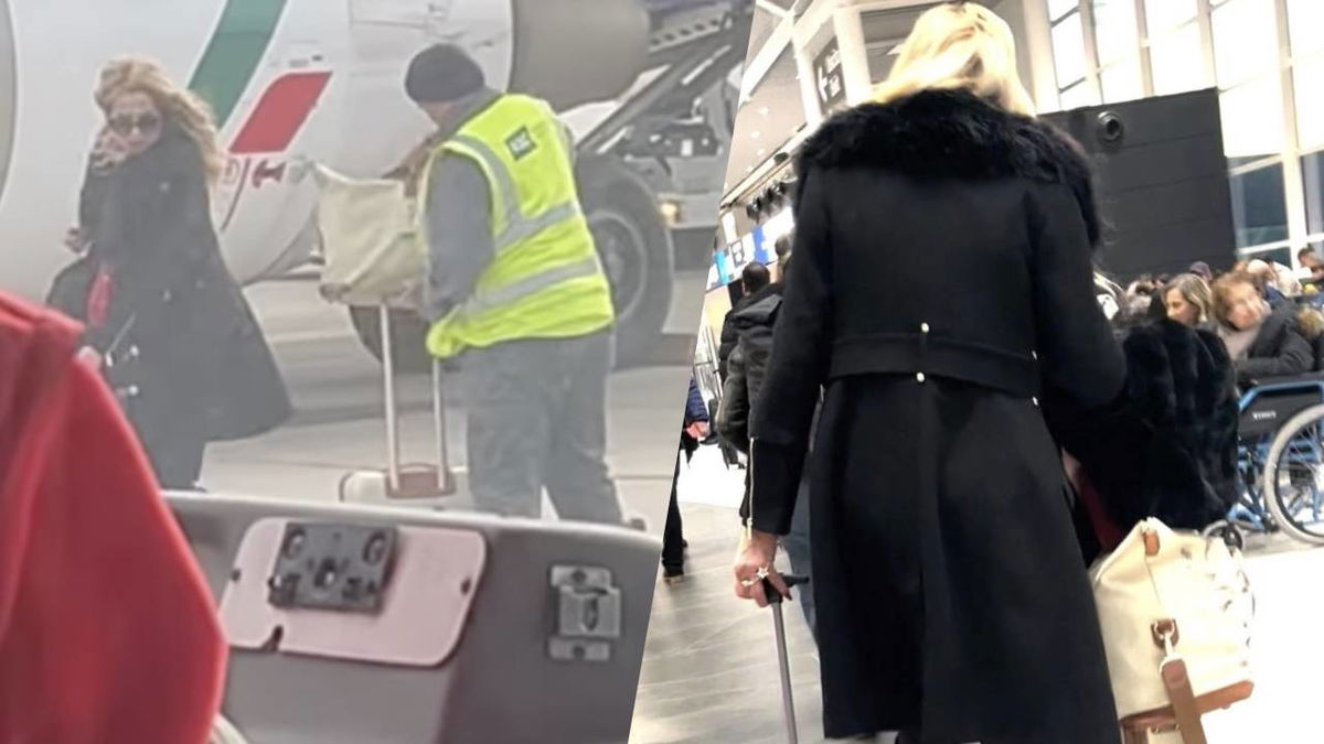 Valeria Marini chiede un ascensore per salire sull’aereo Palermo-Roma article-post