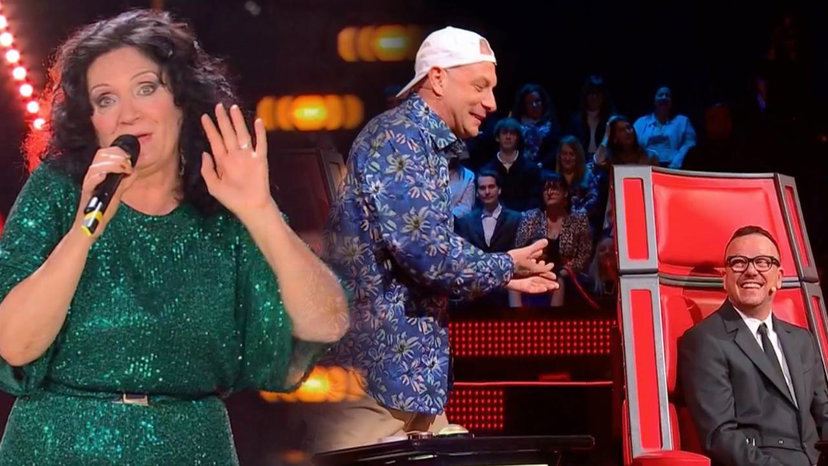 Clementino è l’unico a girarsi, la concorrente di The Voice: “Scelgo Gigi!” preview