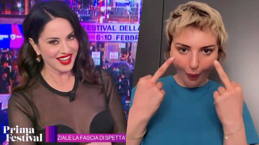 Paola Iezzi presenta Arisa dopo l’attacco ricevuto e il dito medio preview