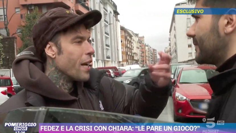 Prime parole di Fedez dopo la rottura con Chiara: intervento a Pomeriggio 5 preview