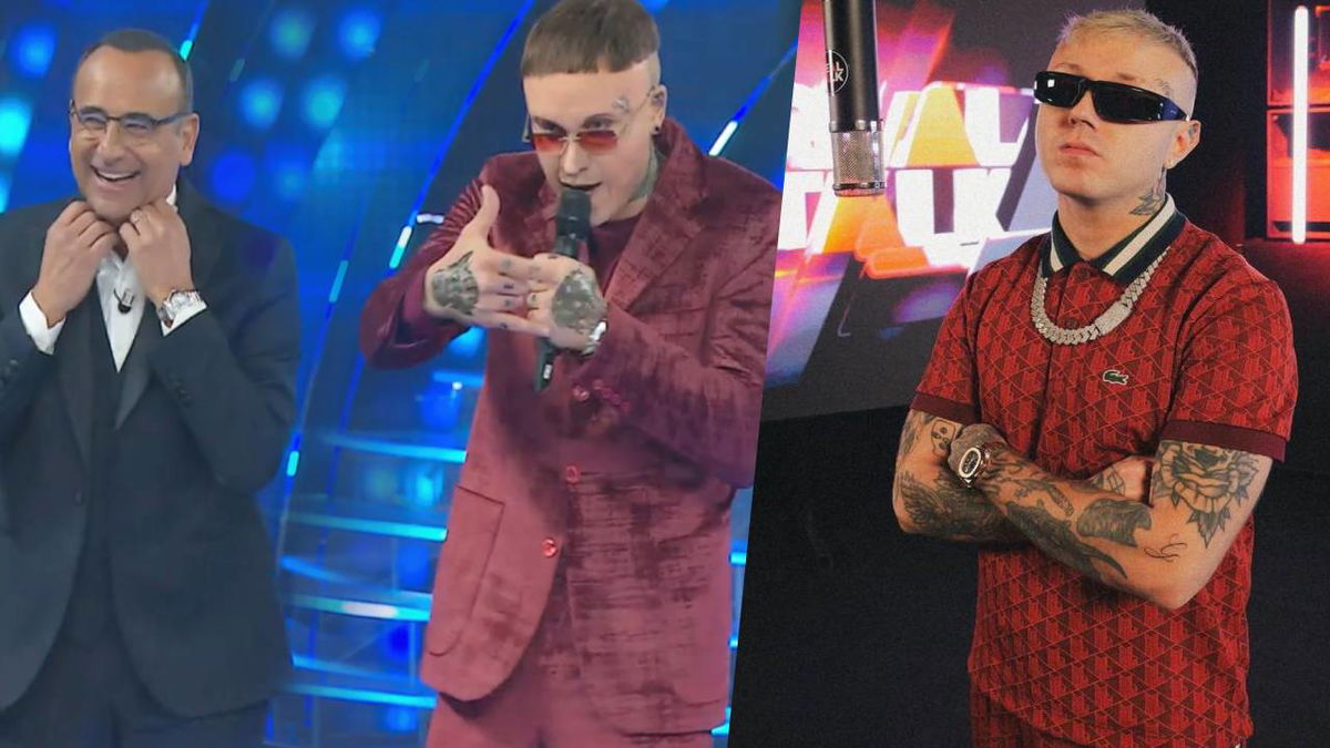 Tale e Quale Sanremo, Lazza sbotta dopo l’imitazione: “Italia di fango” article-post