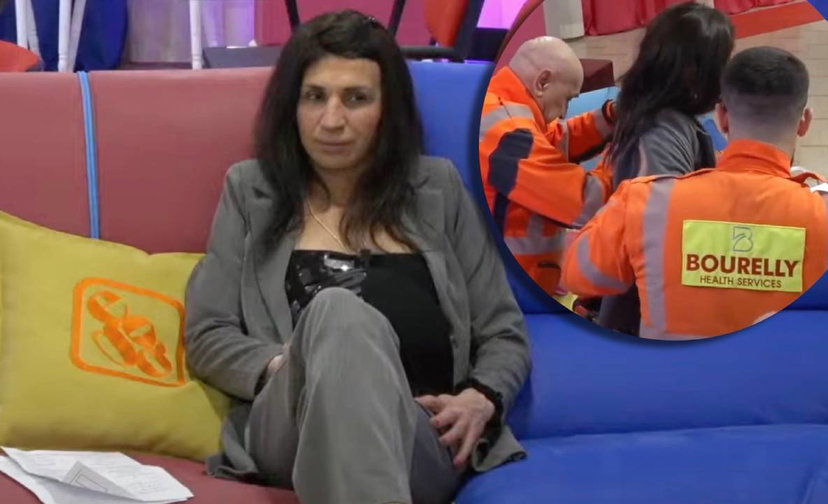 Laura La Divina si è innamorata di Vittorio Obiechefu, poi finge un malore e viene portata via preview