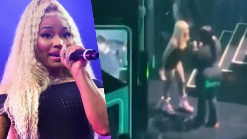 Nicki Minaj si arrabbia con la sua parrucchiera nel bel mezzo di un concerto preview