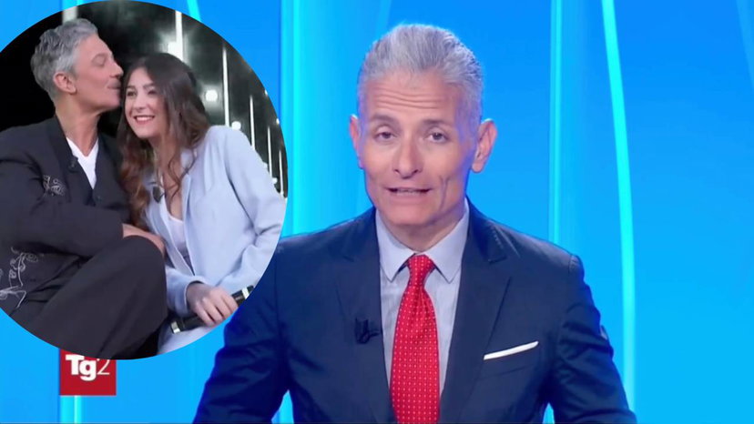 Grossa gaffe al Tg2, giornalista a microfono aperto su Fiorello e la figlia: “Adesso questa…” preview