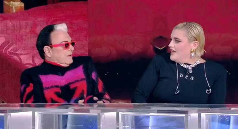 Al tavolo di Fazio due minuti di chaotic energy con Malgioglio e BigMama preview