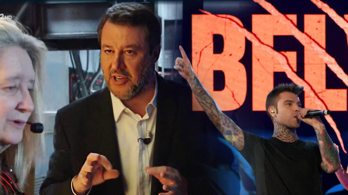 Domande di Salvini (a microfono spento) su Fedez a Belve: poi la replica article-post