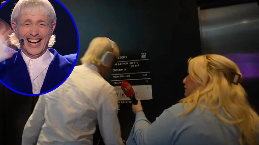 Il cantante dei Paesi Bassi beccato dopo la sospensione dall’Eurovision preview