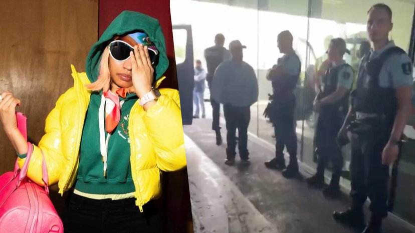 Nicki Minaj arrestata, il video e la reazione della rapper: “Dove mi portate?” preview