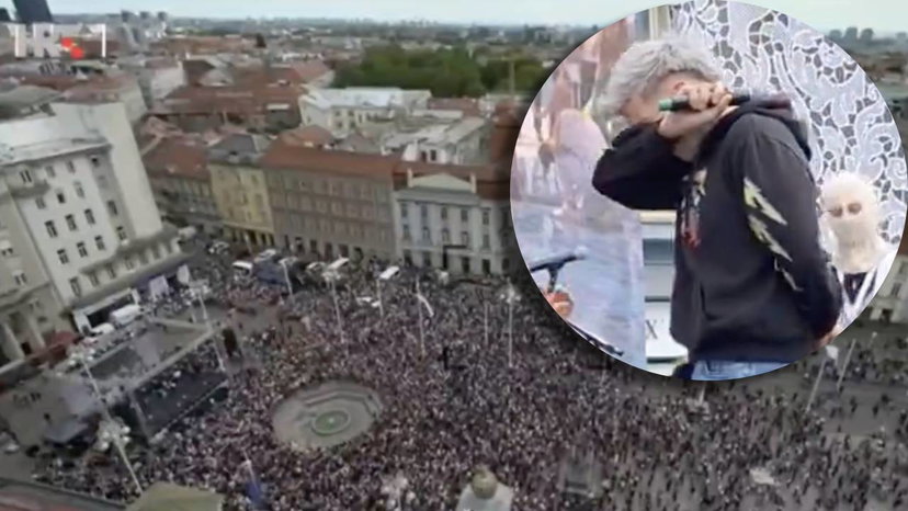 Ovazione per Baby Lasagna al suo rientro in Croazia: in 30 mila in piazza a Zagabria preview