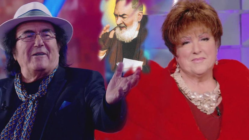 Berti e Carrisi, “noi miracolati da Padre Pio”, lei a terra e lui senza voce preview