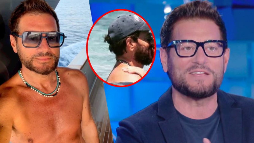 Enrico Papi paparazzato mentre bacia un volto noto (che non è la moglie) preview