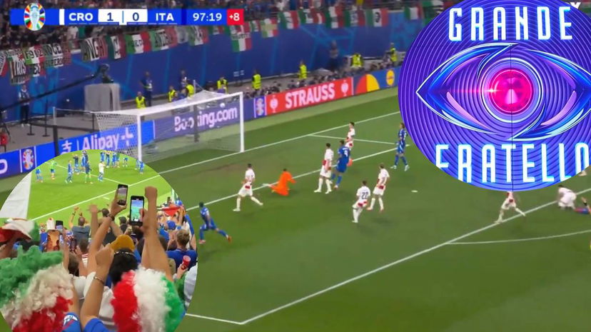 Ex gieffino esagera durante la partita Italia Croazia: bestemmie e insulti preview