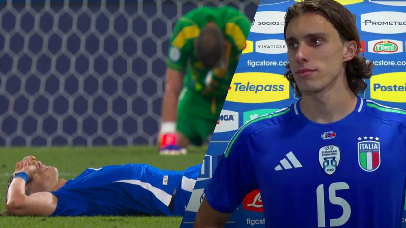 Riccardo Calafiori a terra in campo, la foto virale: “A cosa stavo pensando” preview