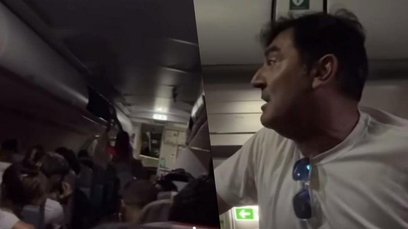 Blackout in aereo, Max Giusti interviene e calma i passeggeri: “Situazione che non ho mai vissuto” article-post