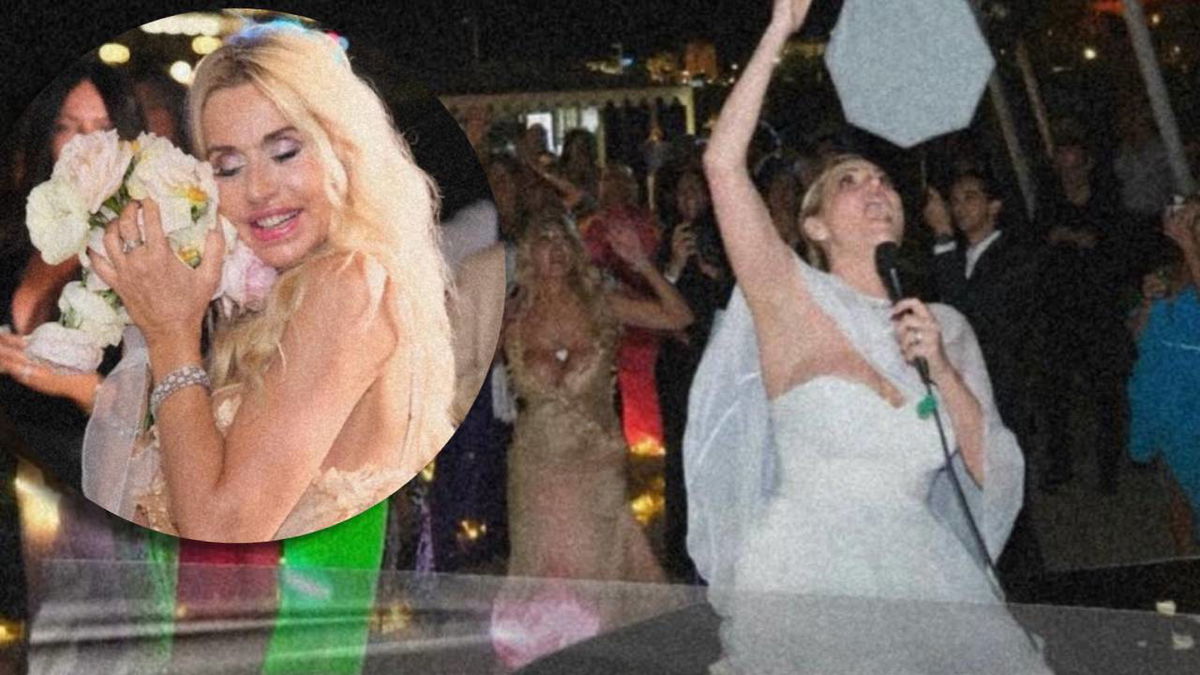 Valeria Marini strappa il bouquet della Ventura dalle mani di una signora: la sua reazione dopo article-post
