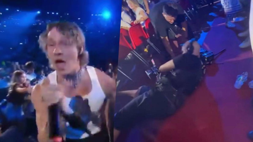 Incidente ai Power Hits Estate: cade il cameraman, telecamera a terra preview