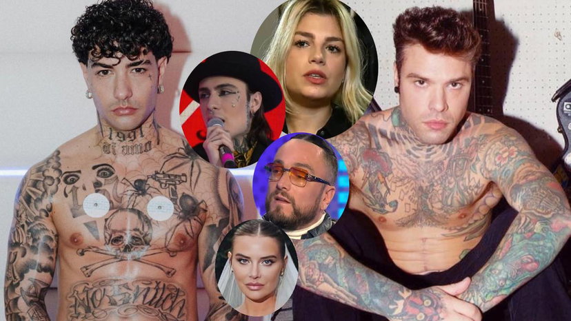 Personaggi famosi che si sono esposti nella faida tra Tony Effe e Fedez preview