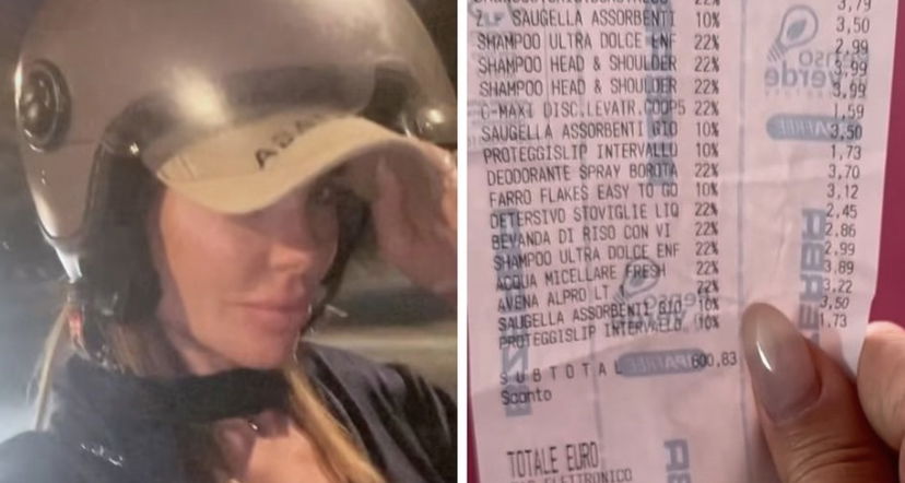 Ilary Blasi, 600 euro di spesa alla Coop: ecco cosa ha comprato e le foto dello scontrino preview