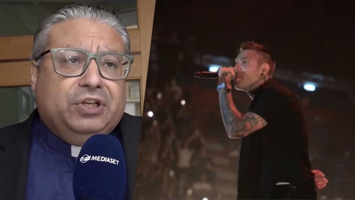 Prete in tv contro l’ospitata di Fedez alla festa della Madonna: “Lo voglio confessare” article-post