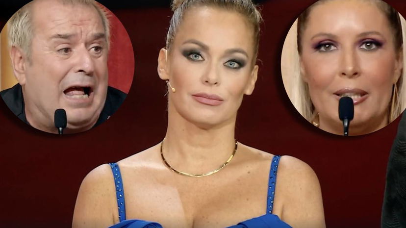 Bruganelli a Lucarelli: “L’atteggiamento che hai avuto con il mio ex!”, poi Canino le dà della milionaria article-post