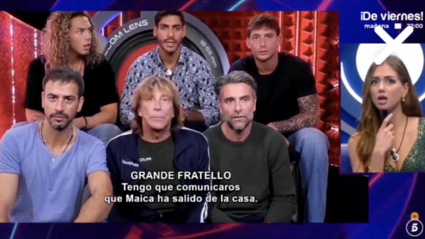 La reazione dei gieffini quando l’autore gli ha comunicato che Maica era tornata in Spagna preview